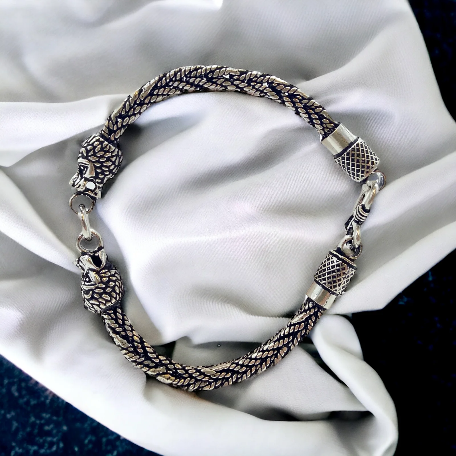 silver bracelets men