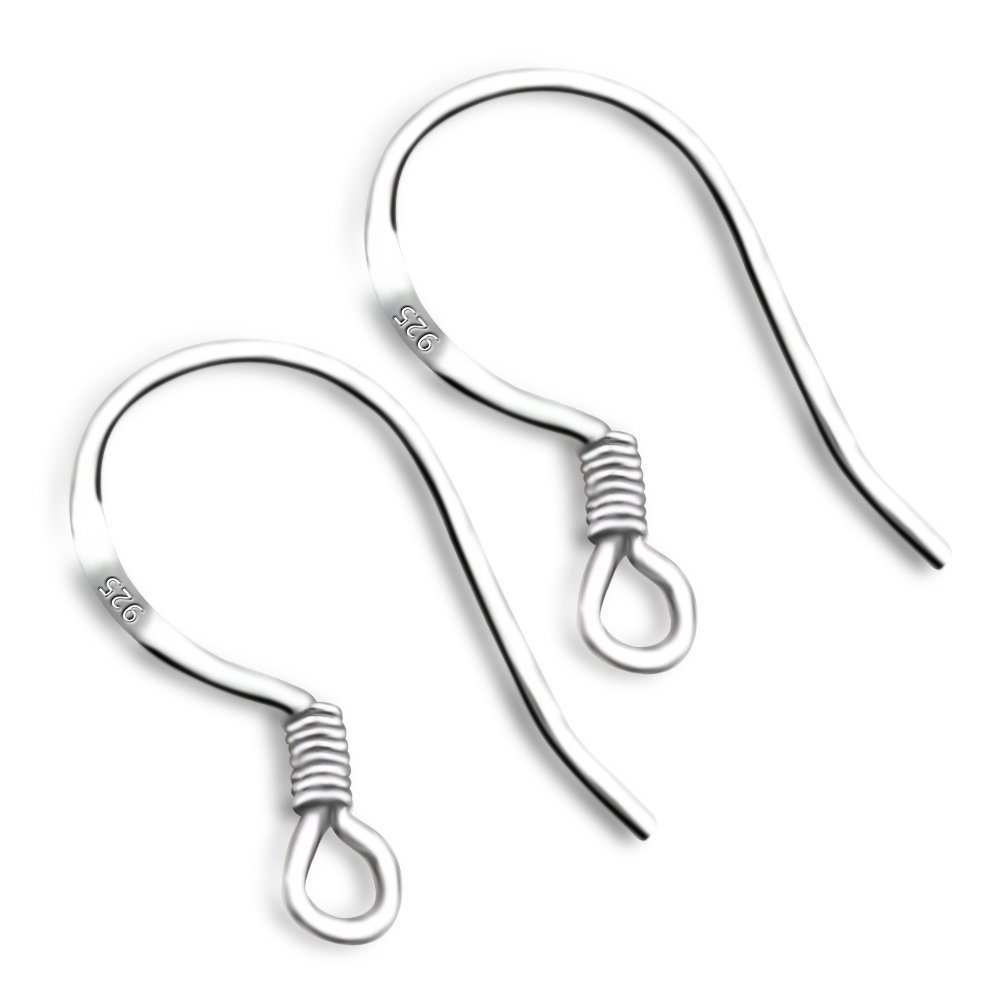 sterling silver earring hook no jewelry